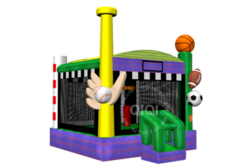5 in 1 inflatable sport theme bouncer